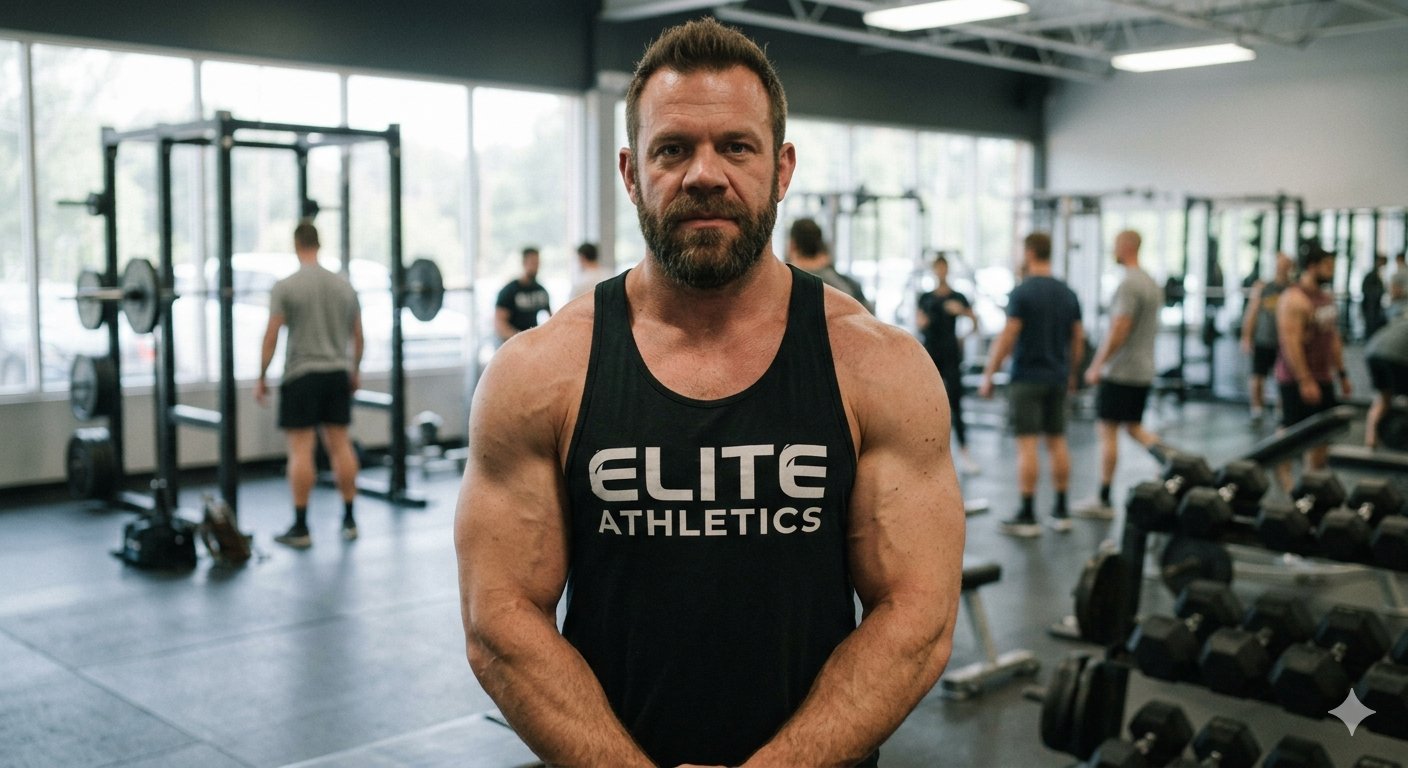 Facundo Ledesma en el gimnasio